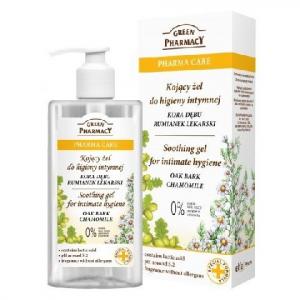 Зеленая Аптека, Pharma Care, успокаивающий гель для интимной гигиены Кора дуба и Ромашка, 300 мл, Green Pharmacy