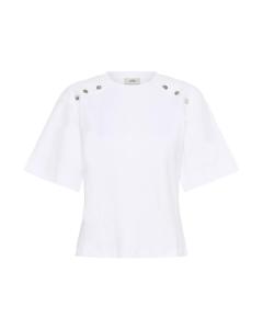 KAREN BY SIMONSEN Футболка 'KBDella' в белом цвете