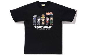 Футболка Bape X Naruto Baby Milo Tee унисекс A Bathing Ape, белый