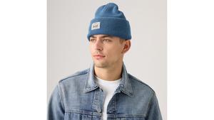 Шапочка-бини с нашивками Levi's, Dusky Indigo - Medium Wash