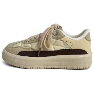 City camel Низкие женские скейтерские кроссовки бежево-зеленые, цвет Beige Green