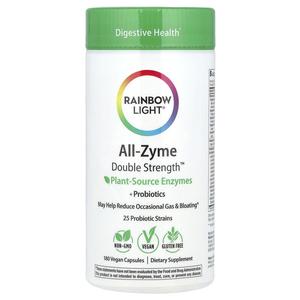 Rainbow Light, All-Zyme, Double Strength , 180 веганских капсул