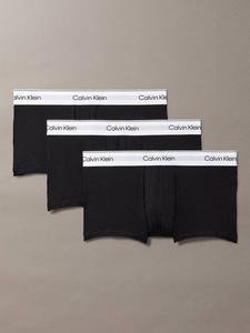 Плавки icon из хлопка стрейч с низкой посадкой Calvin Klein, черный