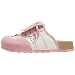 TATA Закрытые тапочки женские розово-белые, цвет Pink White