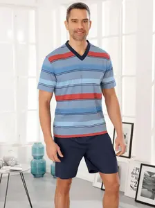 Пижама, цвет Marine-Rot-Gestreift