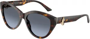 Солнцезащитные очки-авиаторы с градиентной синей черепаховой оправой от Jimmy Choo, 50028f - Tortoise - Gradient Blue