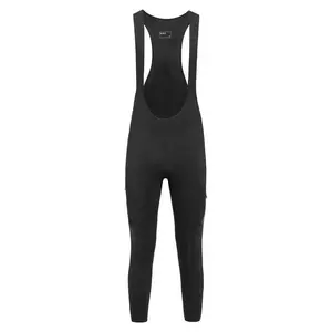 Тайтсы с нагрудником Hiru Advanced Thermal Cargo, черный