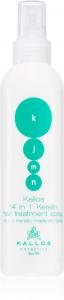 Kjmn Professional 14-в-1 кератиновый спрей для волос "четырнадцать в одном" несмываемый продукт с кератином Kallos, 200 мл
