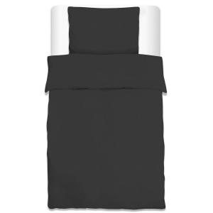 Постельное белье julie 155/220 см + наволочка 80/80 см black renforce, черный