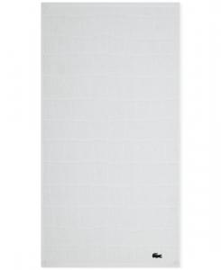 Хлопковое полотенце для рук heritage croc scale, 40 см x 76 см. Lacoste Home, White