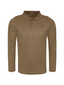 Karl Lagerfeld Лонгслив в коричневом цвете