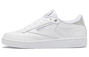 Кроссовки Club C Women's Reebok 85 'White Silver Metallic Women's