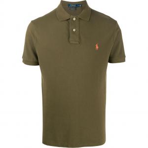 Поло с вышитым логотипом Polo Ralph Lauren, зеленый