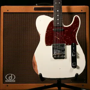 Fender Custom Shop LTD '64 Telecaster Relic 2023 - состаренный олимпийский белый