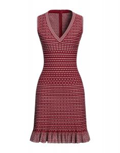 Платье Alaïa, бордовый