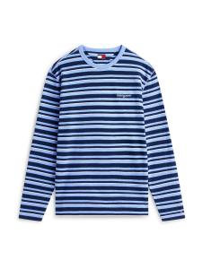 Tommy Jeans Лонгслив в цвете Marine Blue, Light Blue