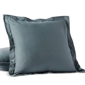 Подушка Cloud Soft Sateen Euro Sham Coyuchi, синий