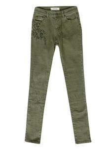 KOROSHI Женские облегающие джинсы с двойным эффектом пуш-ап и вышивкой, зеленого цвета