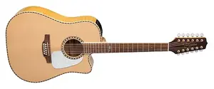 Акустическая электрогитара Takamine GD74CE-12U Dreadnaught с 12 струнами, унисон, натуральный цвет