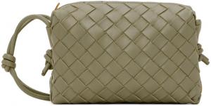 Зеленая сумка для фотоаппарата Mini Loop Bottega Veneta
