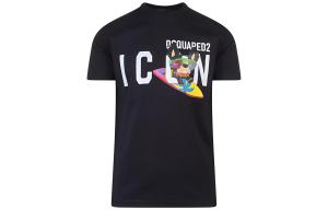 DSQUARED 2 Футболка мужская черная SS23