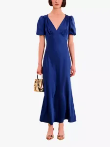 Платье OMNES Rosie Puff Sleeve, темно-синий