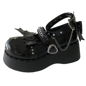 Туфли Мэри Джейн The Qin Platform 6 см женские черные