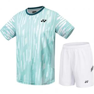 Мужской комплект для бадминтона YONEX, clothing sets[светло бирюзовый top+белый shorts]