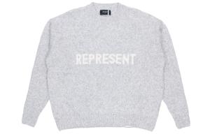 REPRESENT Кашемировый свитер мужской светло-серый