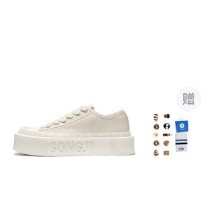 Кроссовки GONGJI Lifestyle Shoes Unisex Low-top White, белый