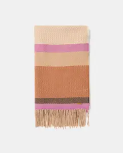 Шарф с градиентными полосками Tintoretto, песочный