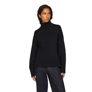 Свитер Vila Ostria high neck, черный