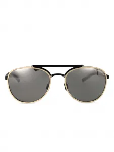 Солнцезащитные очки в овальной оправе Porsche Design, черный