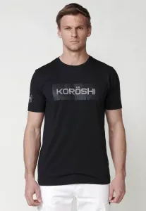 Базовая футболка с коротким рукавом Koroshi, Black