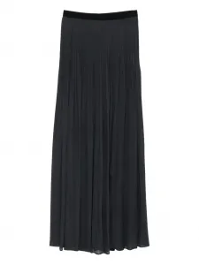 Плиссированная юбка Semicouture, черный