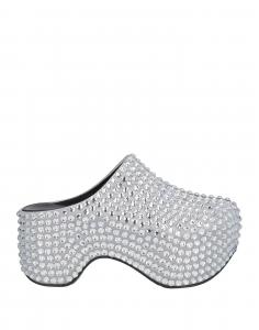 Мюли Sergio Rossi, серебряный