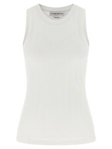 Топ-майка в рубчик VICTORIA BECKHAM, белый