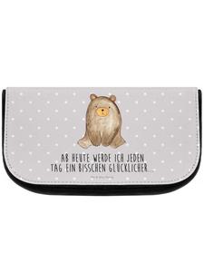 Косметичка Mr & Mrs Panda Bär sitzend, пастельно-серый