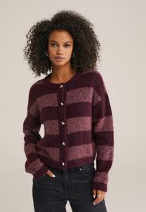 Кардиган WE Fashion Cardigan, Aubergine/Purple
