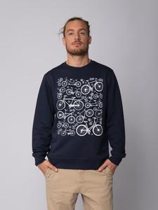 Толстовка wat? Apparel Fahrräder, темно-синий