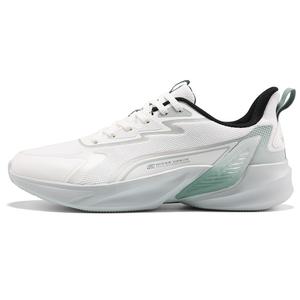 361° Кроссовки для бега Walk Slip с низким верхом, дышащие, мужские, белые, зеленые