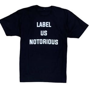 Футболка мужская Label Us Notorious черного цвета Invisible Bully