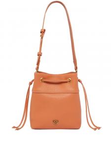 PINKO сумка-ведро с логотипом, оранжевый