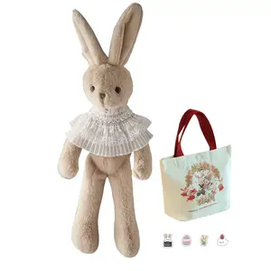 Dolls and bears dance Персиковый белый кролик милые креативные кроличьи куклы плюшевая кукла высота 32см/35см