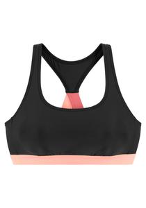 Спортивный топ-бикини без косточек LASCANA ACTIVE, черный