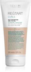 Re/Start curls гель-увлажняющее масло для завивки волос для придания им густоты и формы Revlon Professional, 150 мл