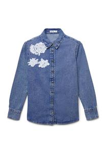 Блуза Calliope CON PATCH, Blu Denim Medio/Blue Denim