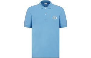 Рубашка поло мужская синяя Dior, синий