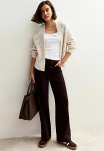 Кардиган New Look Cardigan, Off White/Off-White