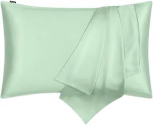 TEOYETTSF Шелковая наволочка с застежкой-молнией Gray